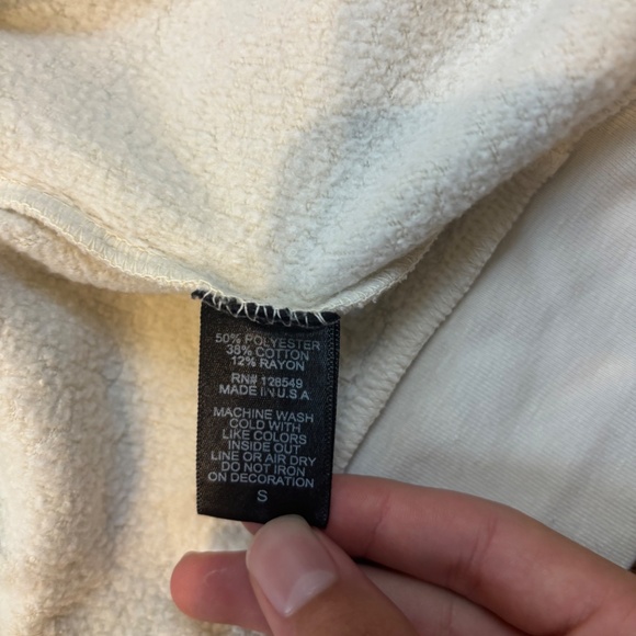 Aviator Nation 5-stripe hoodie - vintage white / blue stripes - Picture 3 of 4